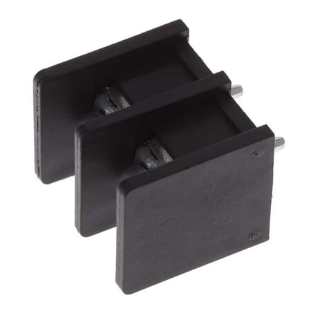 Fci Barrier Terminal Blocks Yk-511-2P Black  -/+ Ni-Plated Tail Tin-Plated at Logo YK51102030J0G